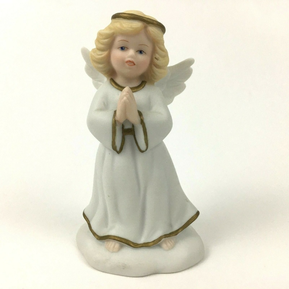 Bronson Collectible Angel Figurine Golden Blessing
